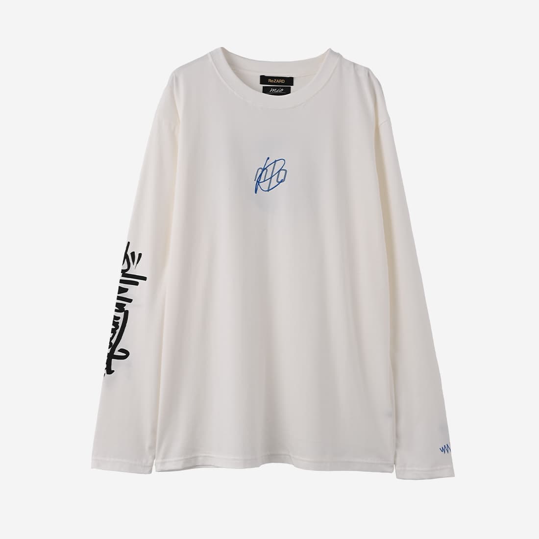 【ReZARD × m/o】Logo Long Sleeve T-shirts(WHITE)