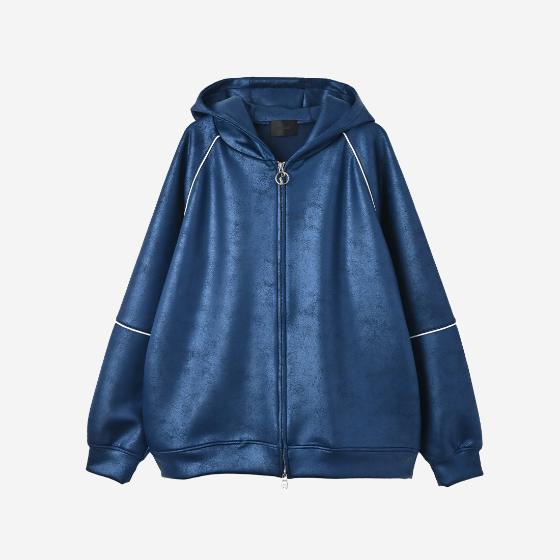 【ReZARD】Coated Piping Hoodie(Navy)