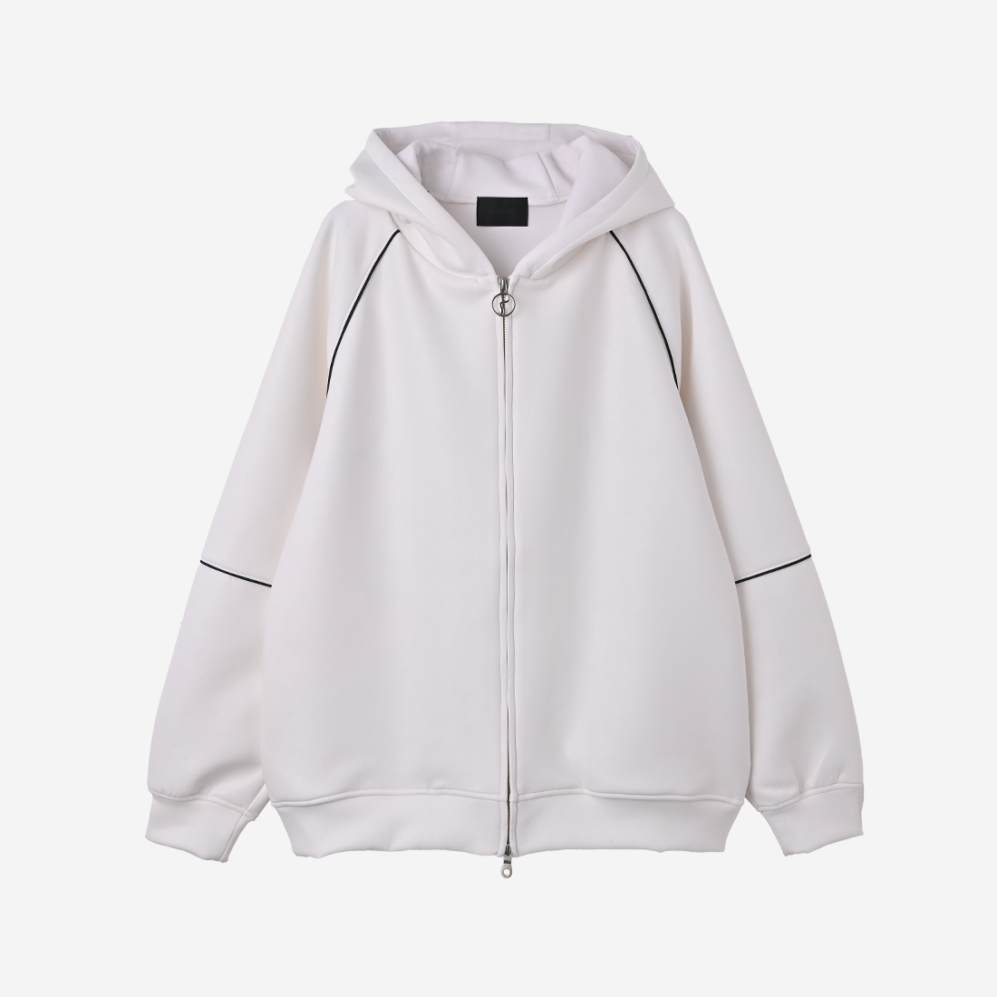 【ReZARD】Coated Piping Hoodie(White)