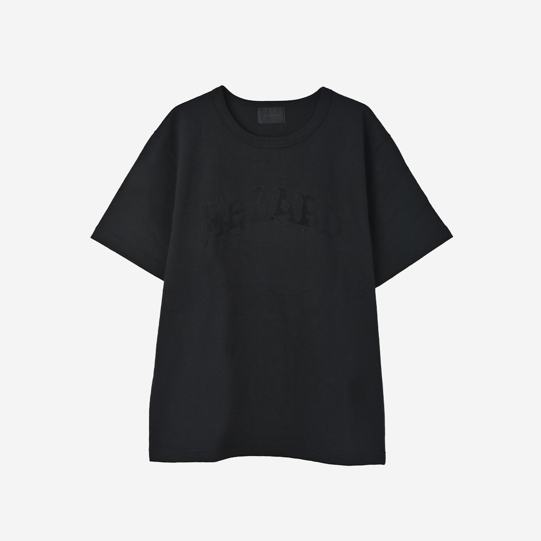 【ReZARD】Flocky Logo Printed T-shirts(Black)