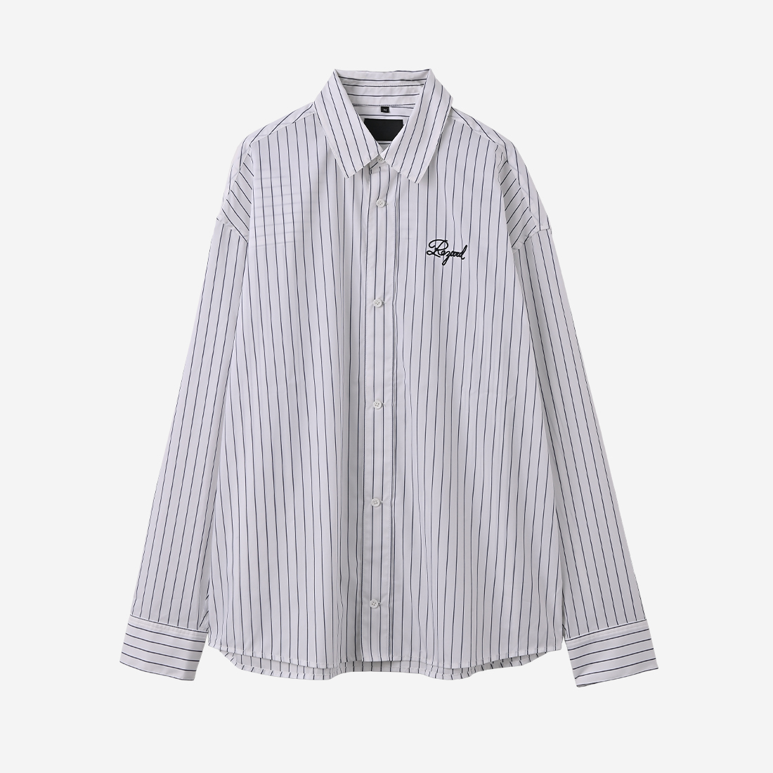 【ReZARD】Long Sleeve Stripe Shirts(White)