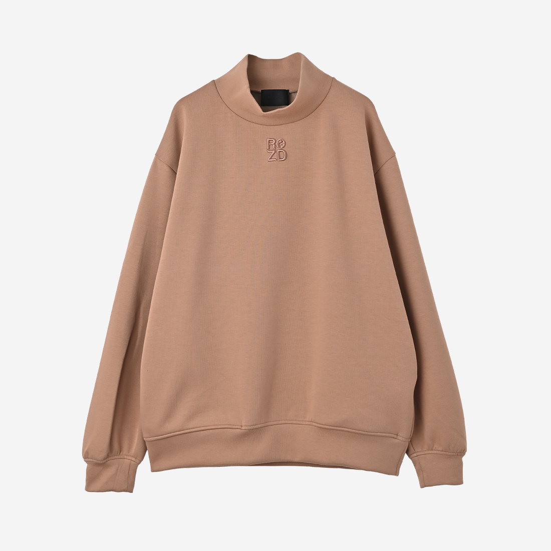 【ReZARD】Mock Neck Sweat(Beige)