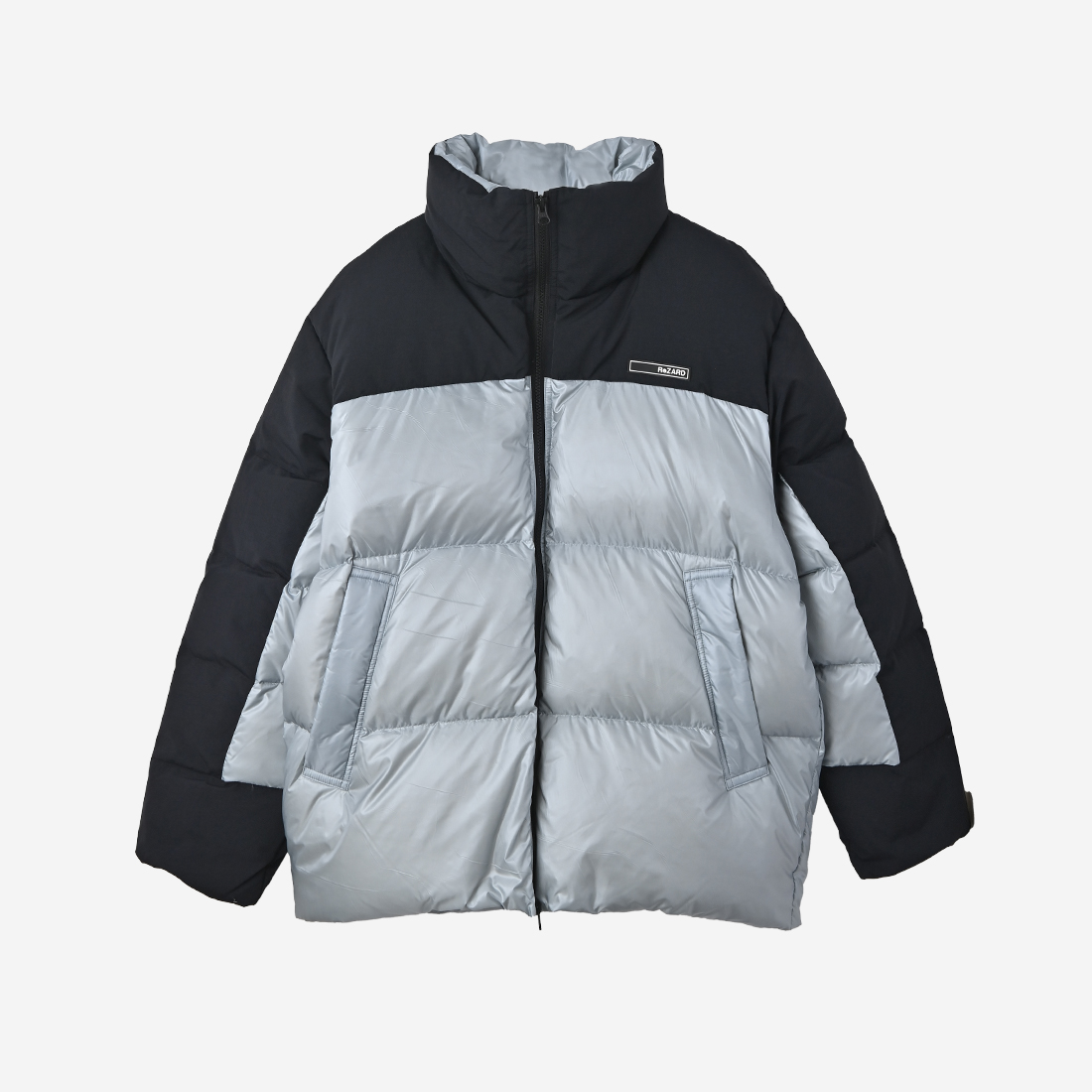 【ReZARD】Shoulder Switched Down Jacket(Blue)