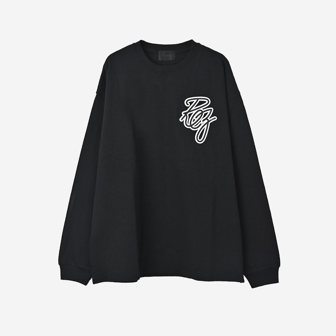 【ReZARD】Thick Layer Printed Long Sleeve T-shirts(Black)