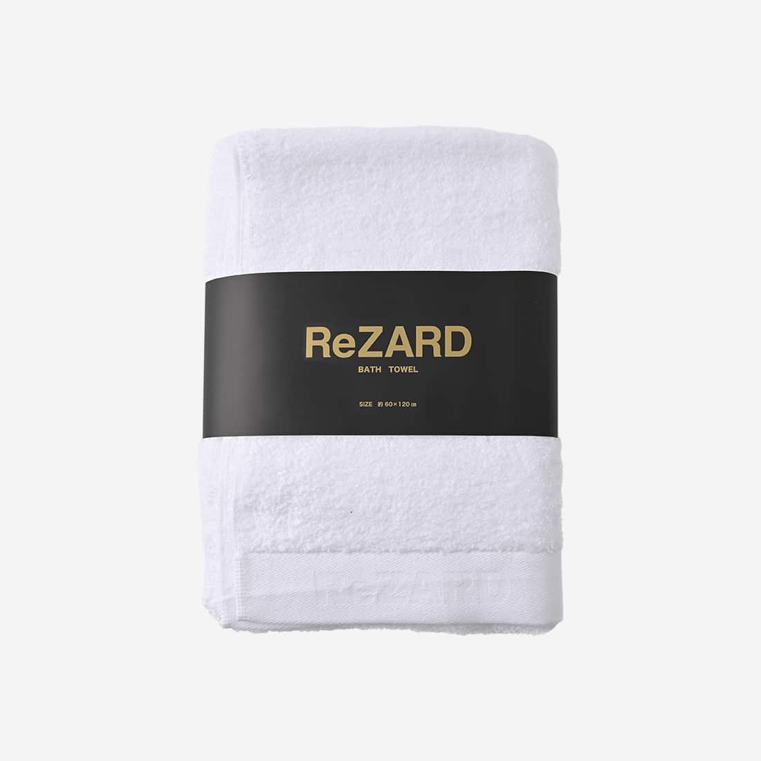 【ReZARD】Bath Towel(WHITE)
