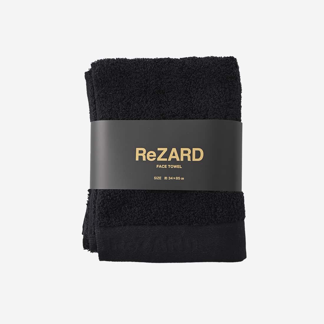 【ReZARD】Face Towel(BLACK)