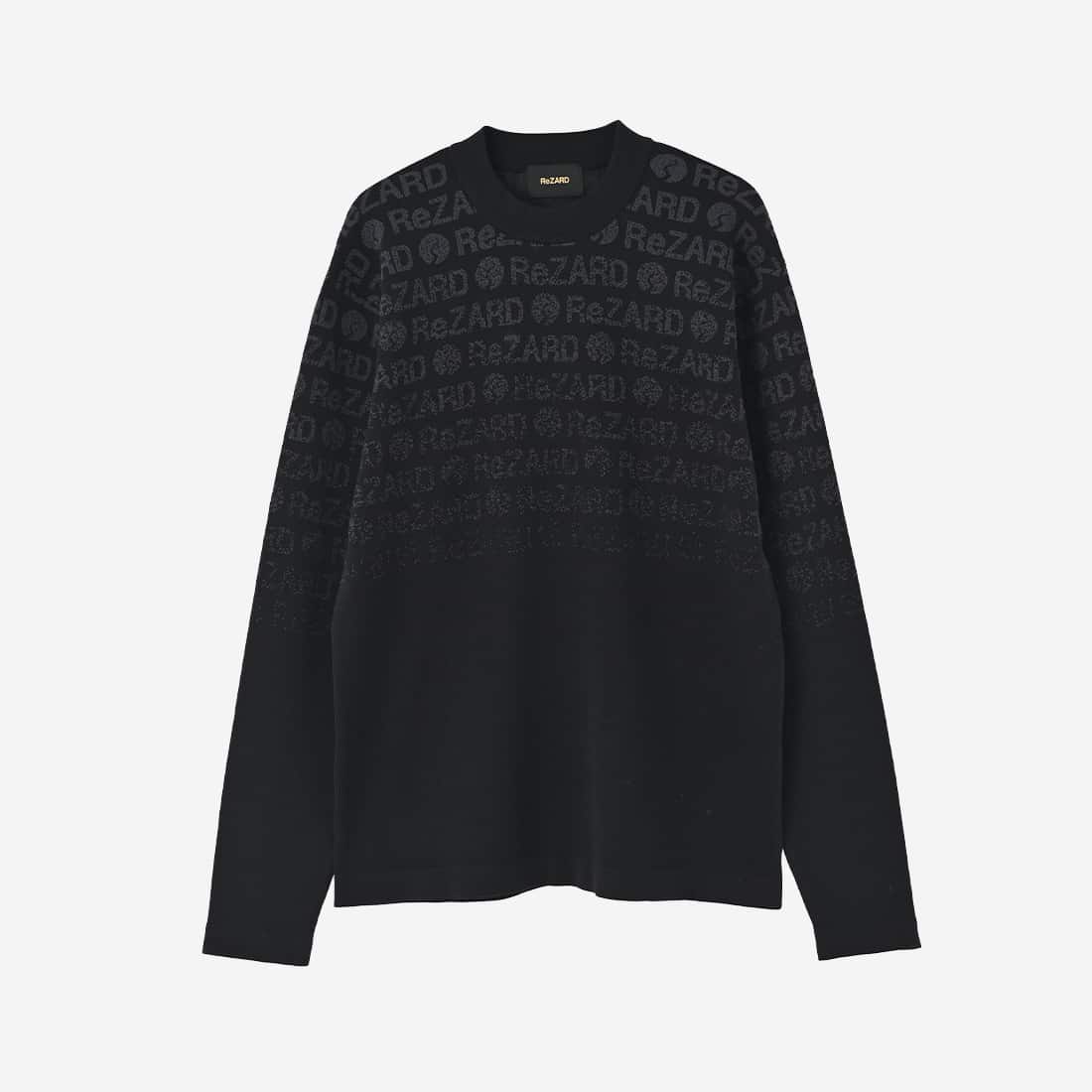 【ReZARD】Gradation Knit Sweater(BLACK)