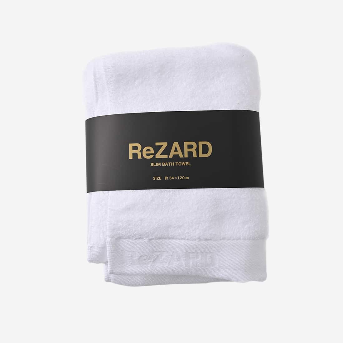 【ReZARD】Slim Bath Towel(WHITE)