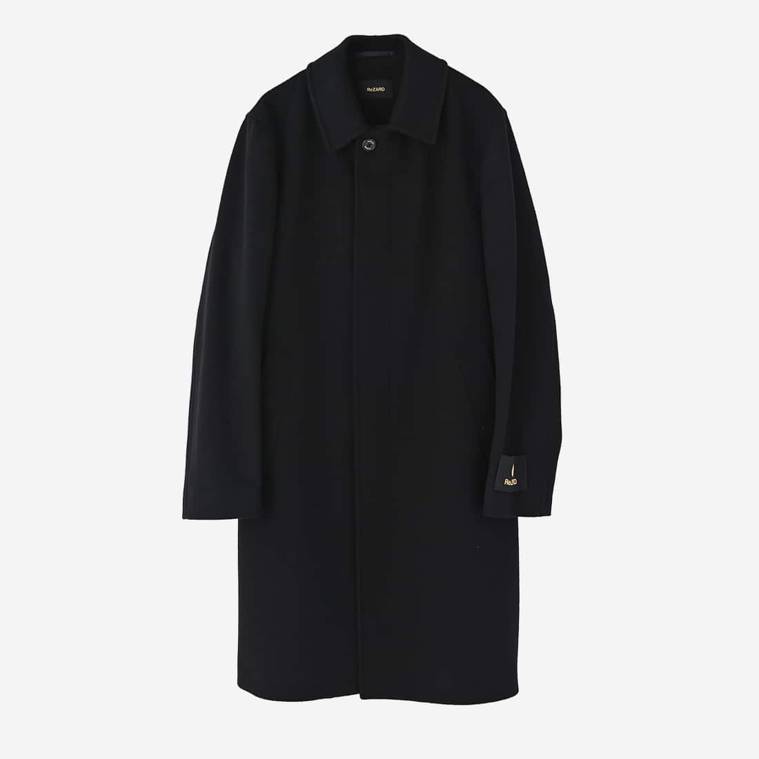 【ReZARD】Stain Collar Coat(BLACK)