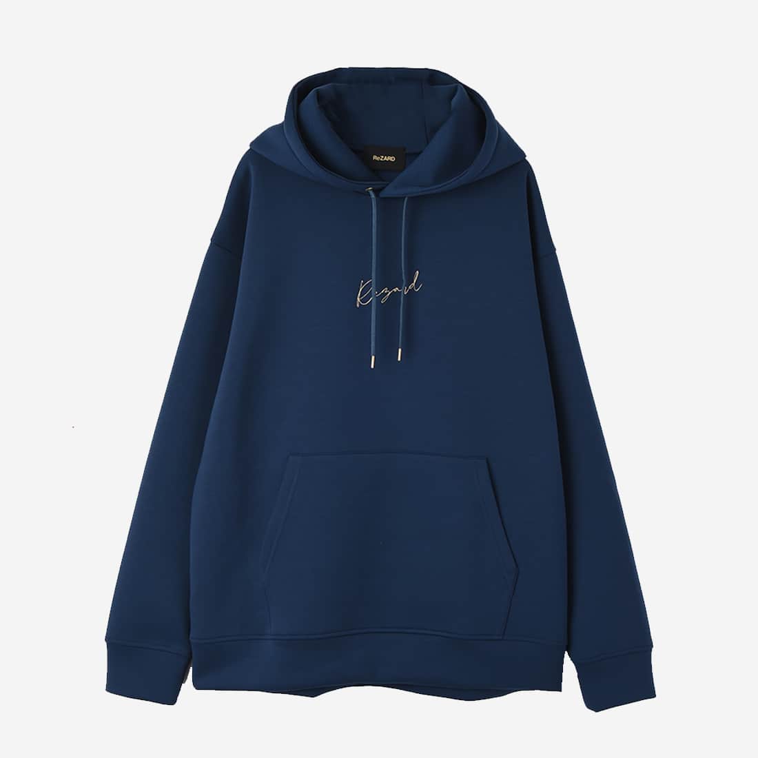 Logo Embroidery Hoodie(NAVY)