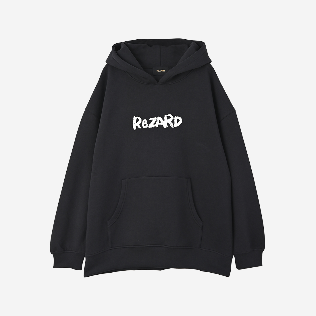 【ReZARD】Paint Logo Print Hoodie(Black)