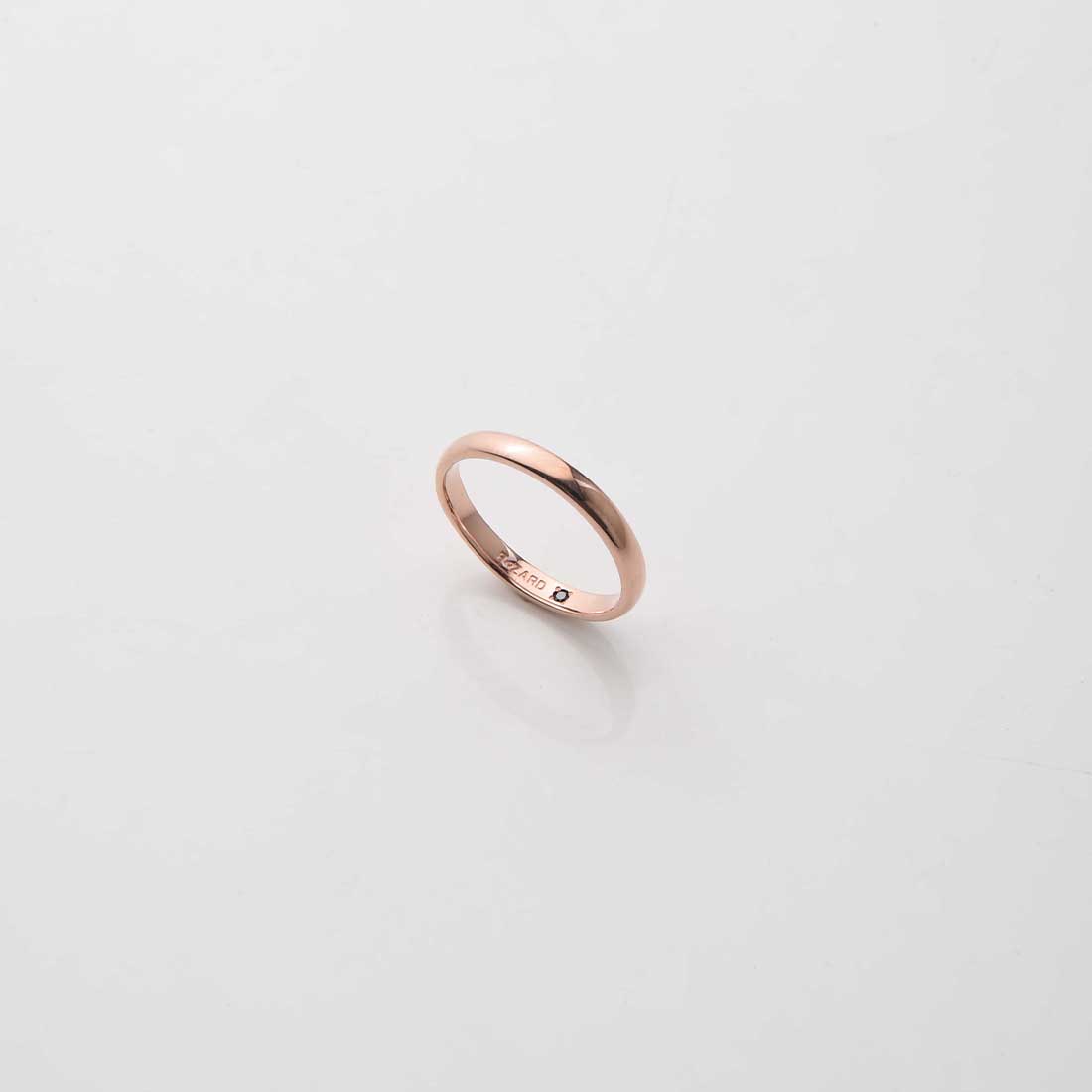 【ReZARD】Silver Ring(PINK GOLD)
