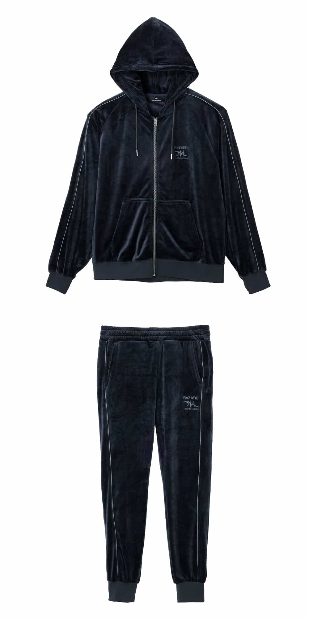 【新品】matin avenir rezard ベロアセットアップ ブラックmatinaveni